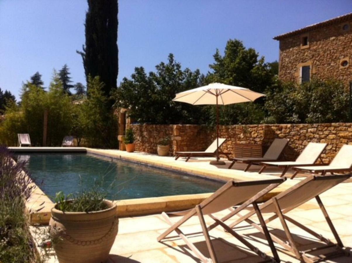 Le Mas Du Cypres, 12 Pers Et Piscine Aigaliers Exterior foto